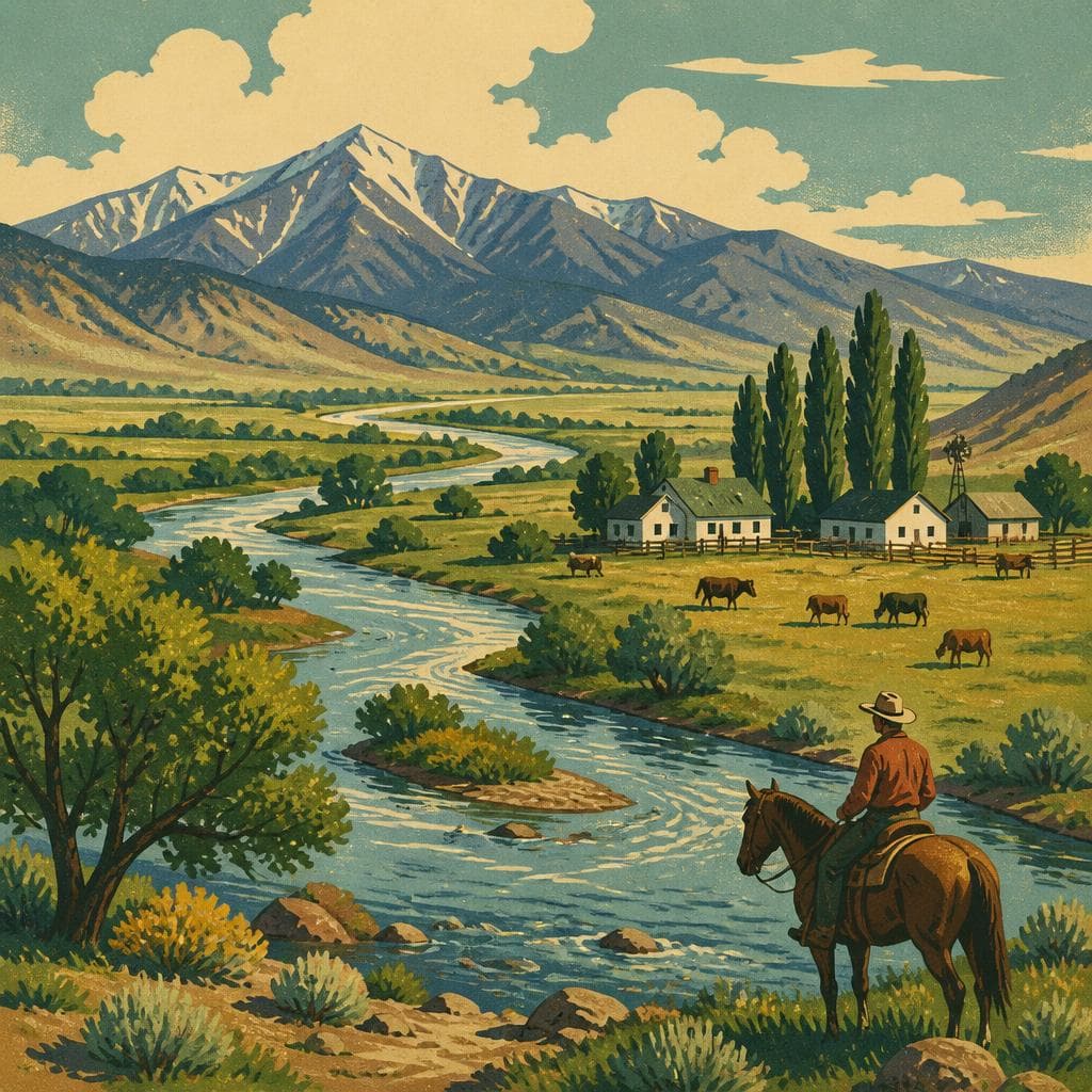 Cover art for Where the River Made a Valley Rich