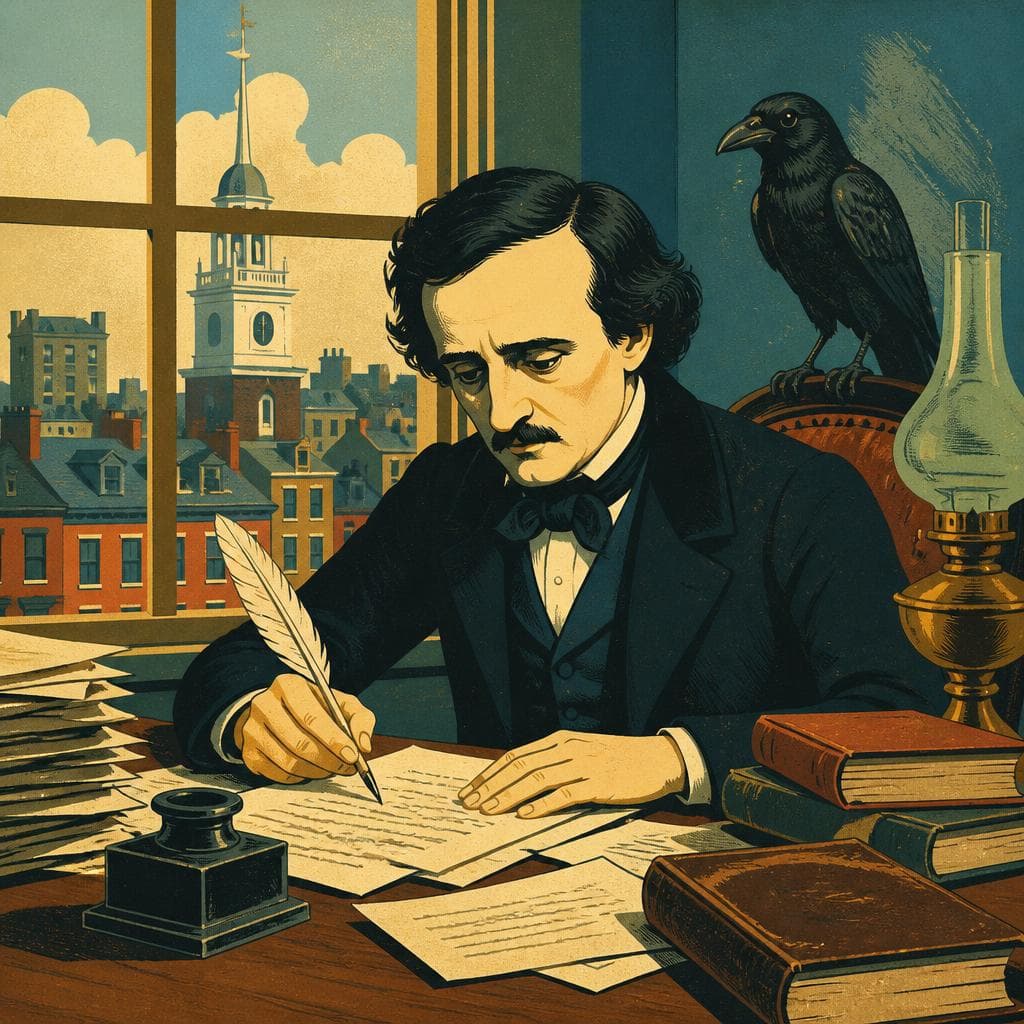 Cover art for Where Poe Sharpened His Pen