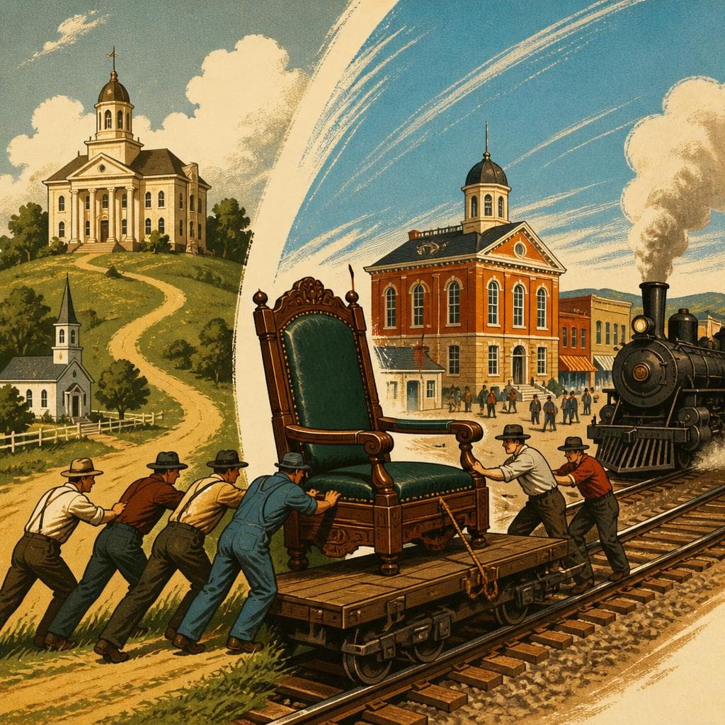 Cover art for When the Railroad Moved the Seat of Power