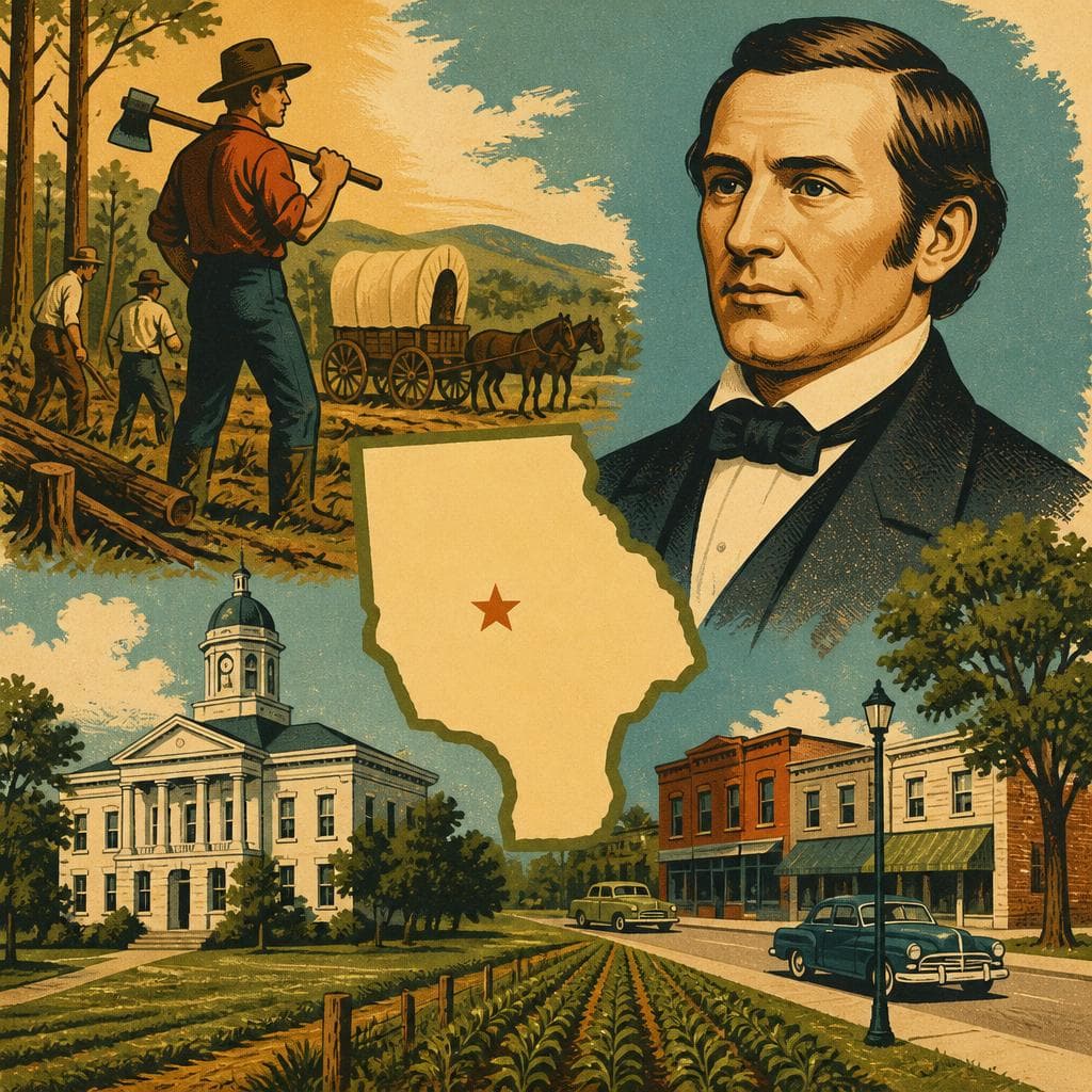 Cover art for When Georgia Drew Upson County