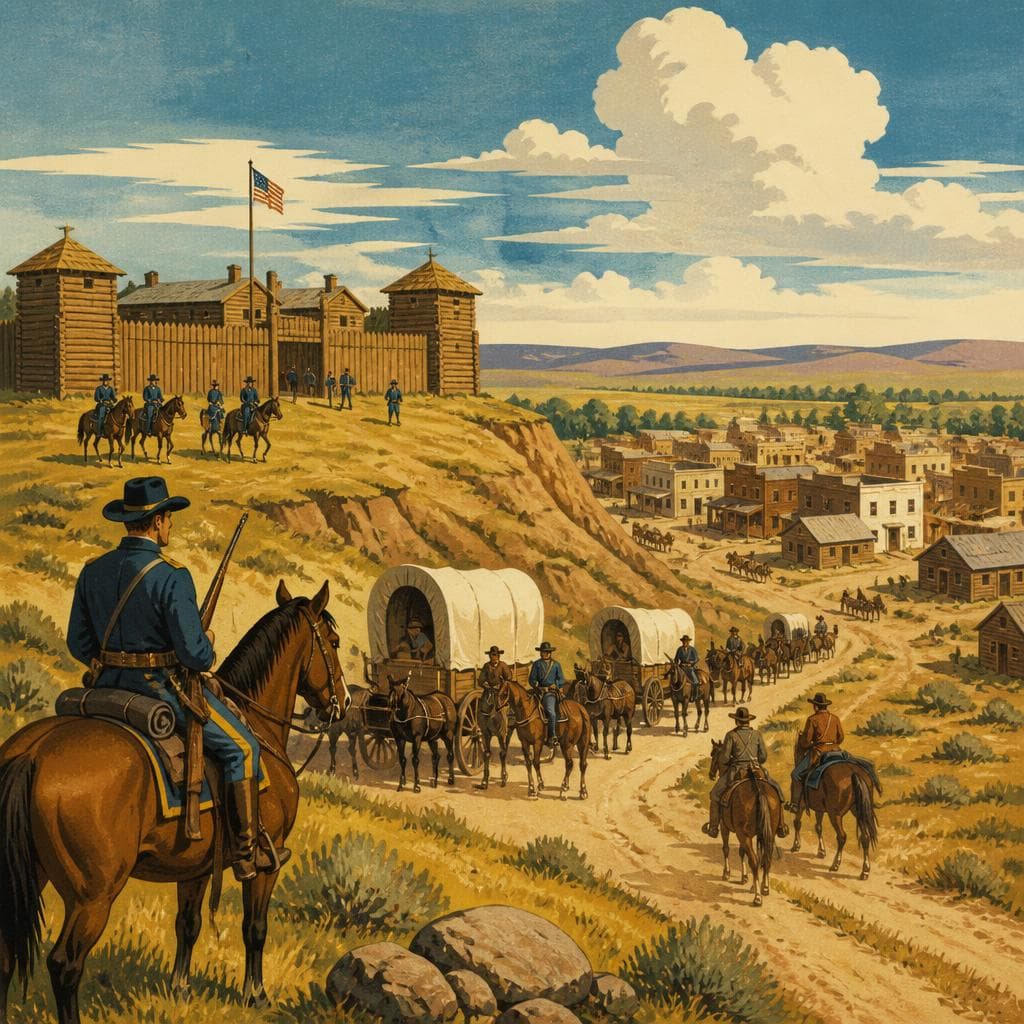 Cover art for Where a Fort Cleared the Way for Dodge City