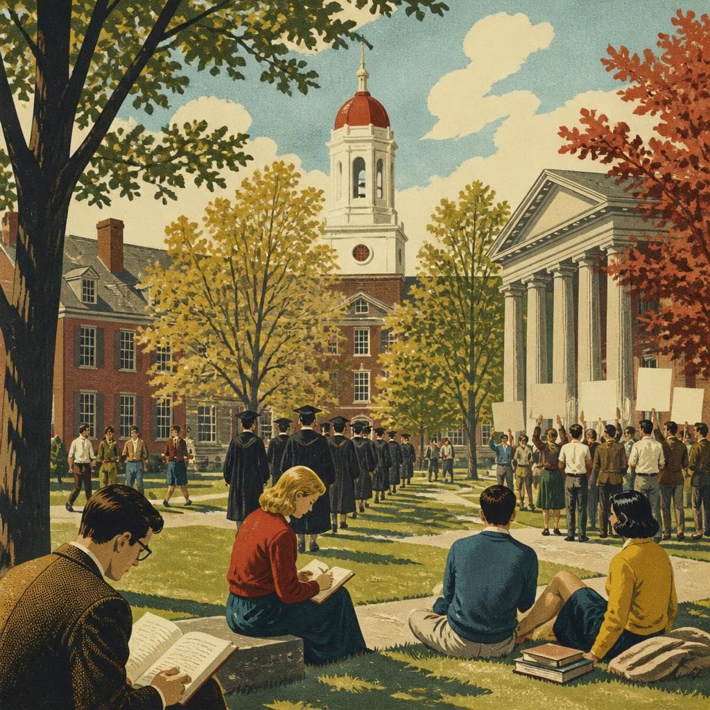 Cover art for Harvard Yard, Where a College Learned to Speak
