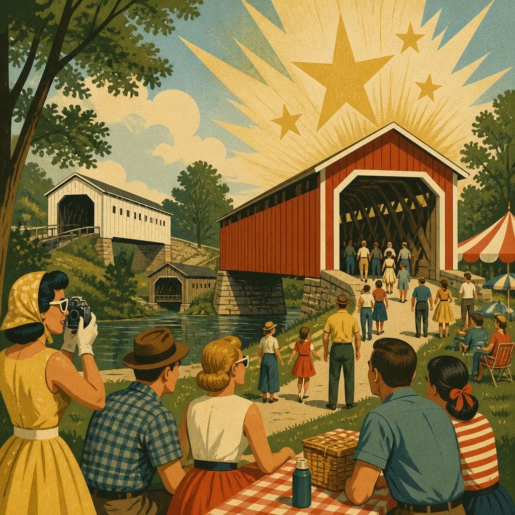 Cover art for How Old Bridges Became Parke County Stars