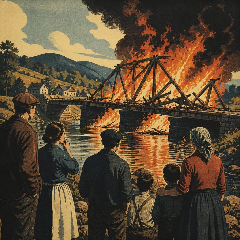 Cover art for When Lick Creek Went Up in Flames