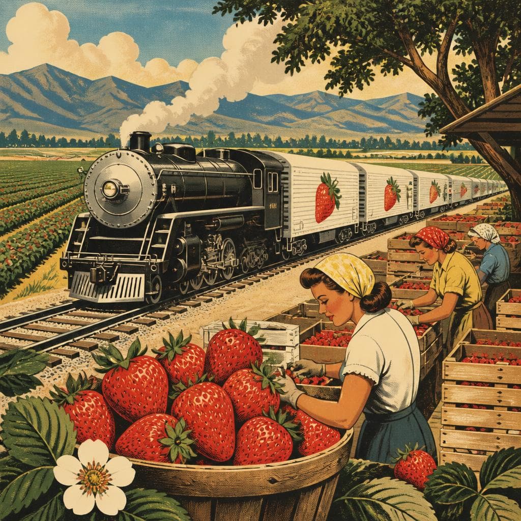 Cover art for When Strawberries Rode the Rails