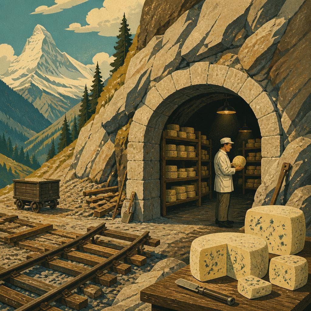Cover art for The Tunnel That Missed the Train and Found the Cheese