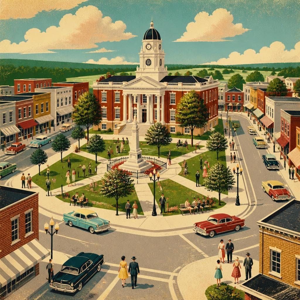 Cover art for A Town Built Around the Square