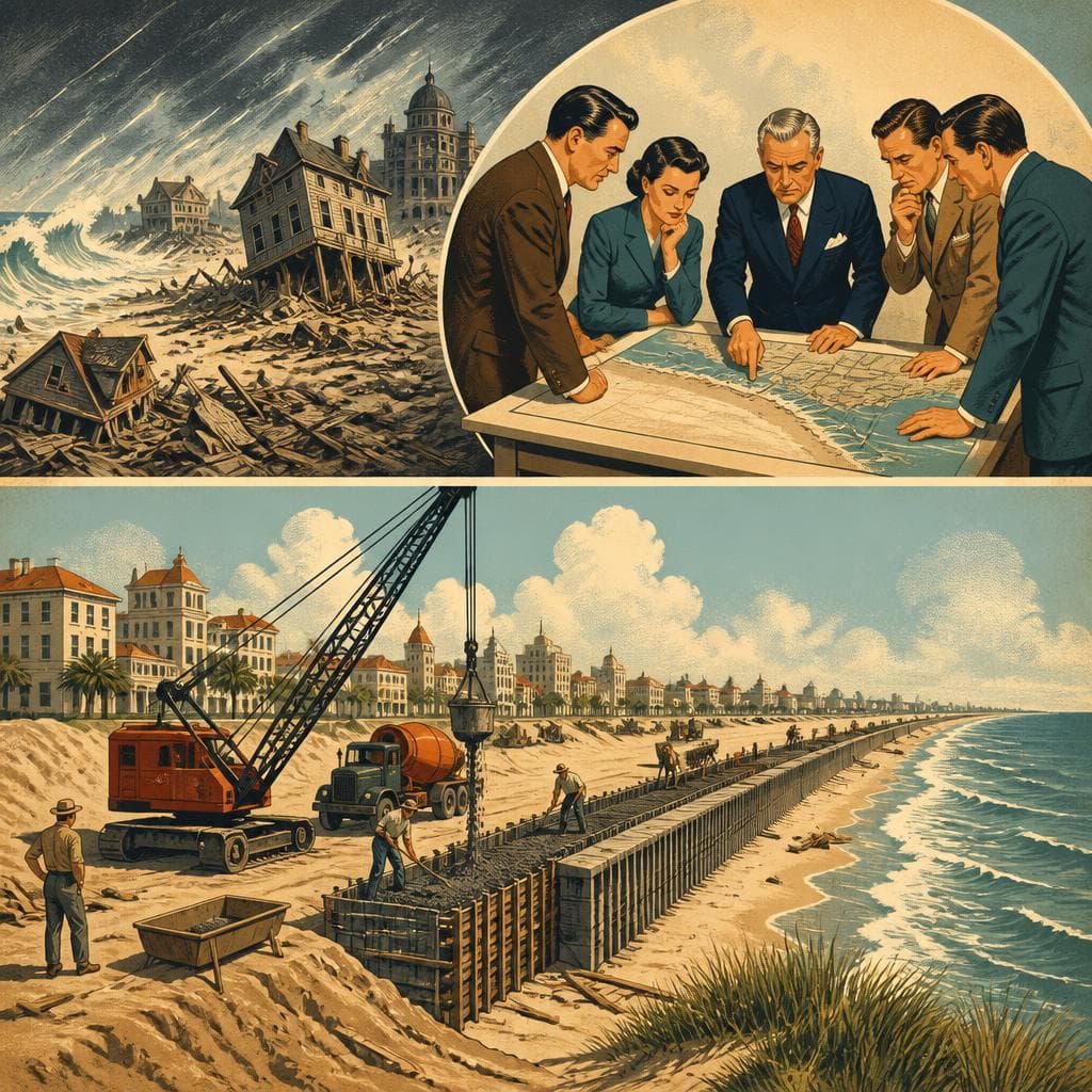 Cover art for How Galveston Decided to Build Against the Gulf