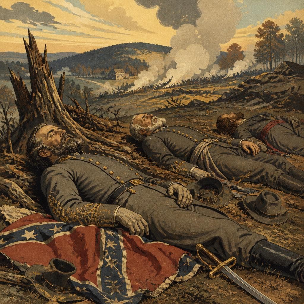 Cover art for Where the Generals Fell at Franklin