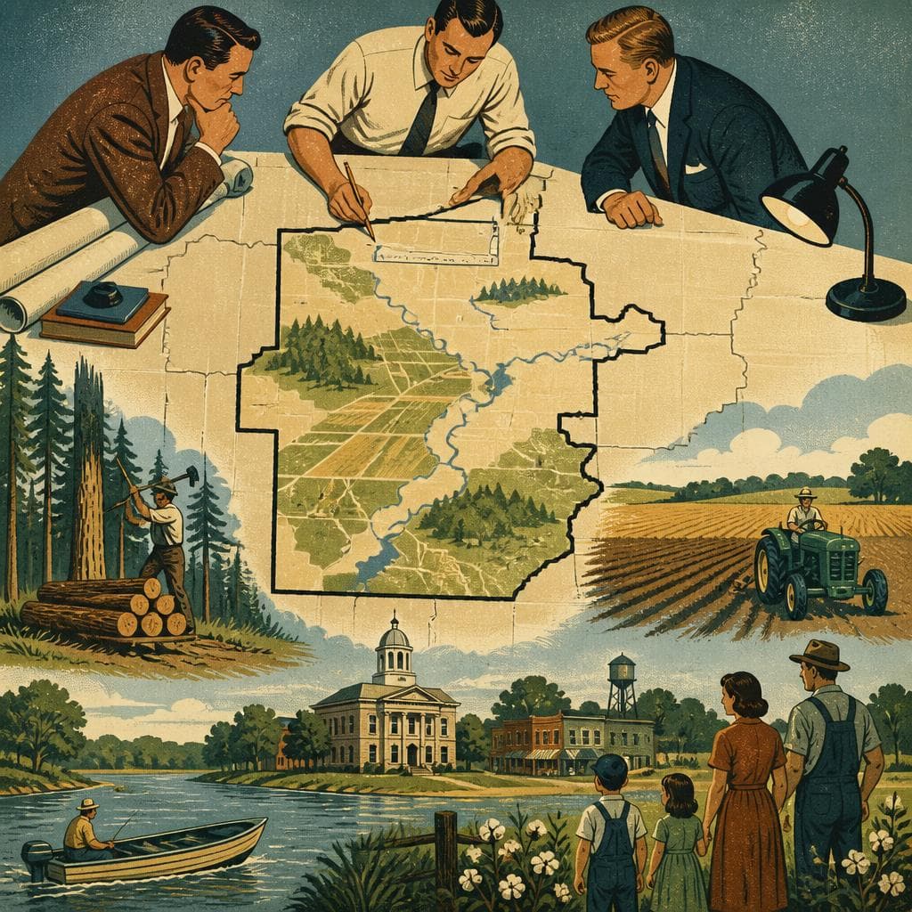 Cover art for How Drew County Got Its Shape