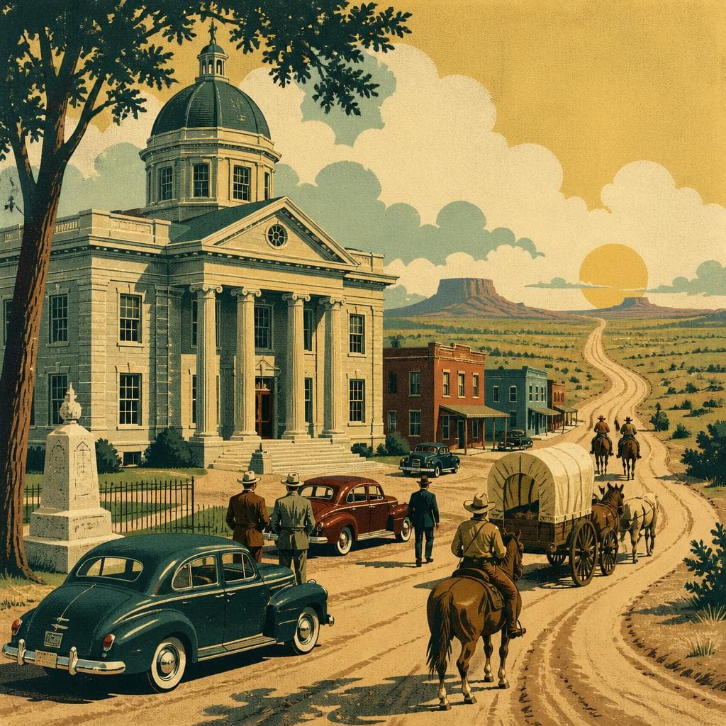 Cover art for Where the Courthouse Met the Westbound Road