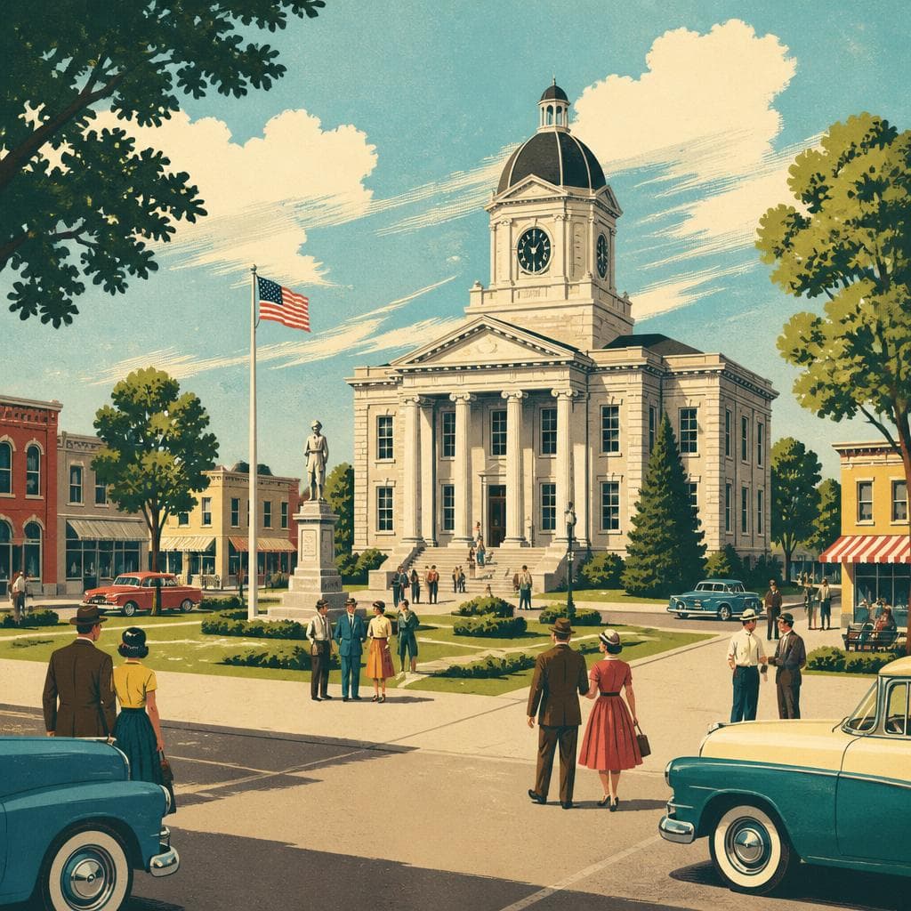 Cover art for The Square That Says County Seat