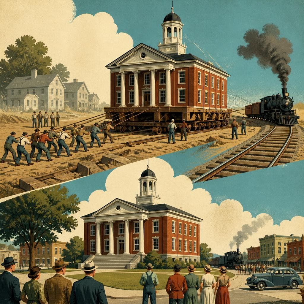 Cover art for When the Railroad Moved Red Oak