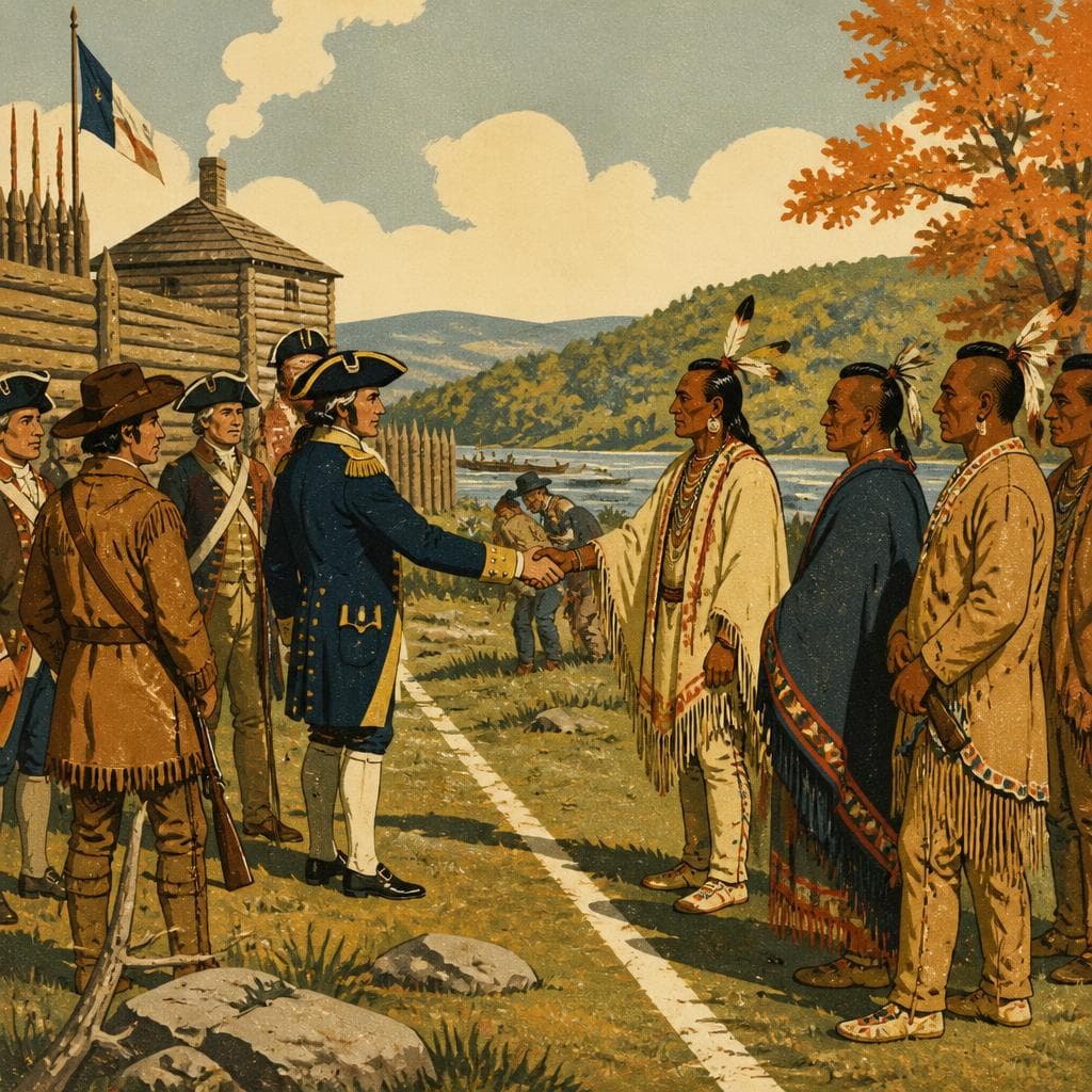 Cover art for The Line Drawn at Fort Greenville