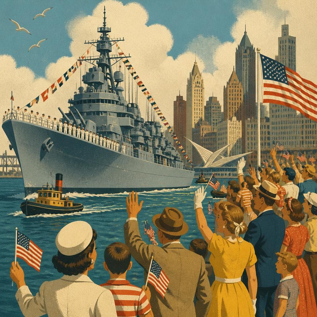 Cover art for When Milwaukee Met USS Milwaukee