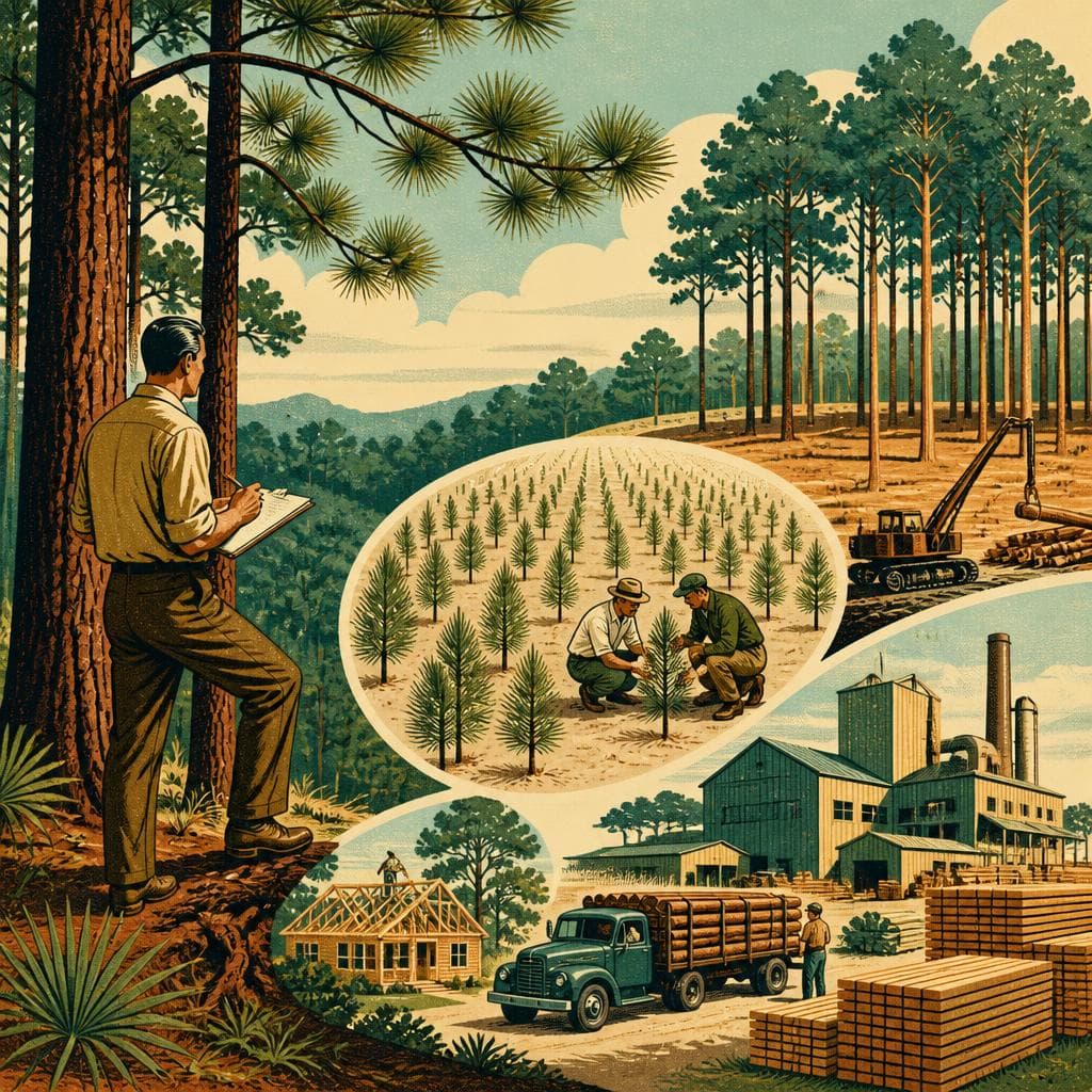 Cover art for Where Southern Pines Learned a Second Life
