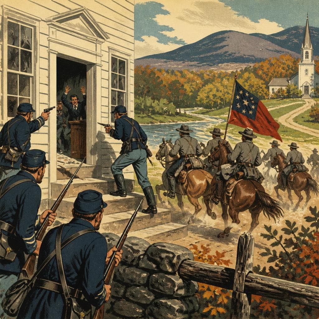 Cover art for When the Civil War Reached Vermont