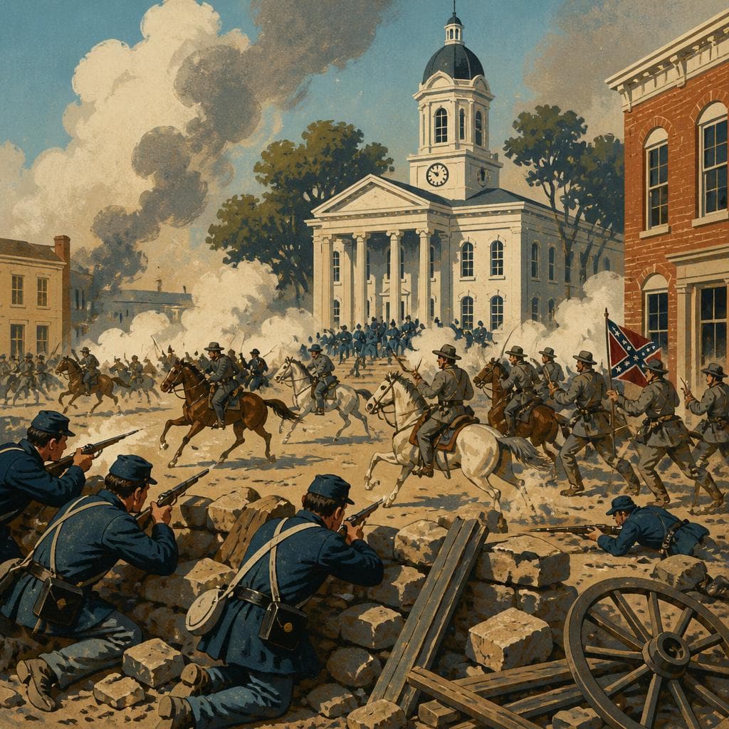 Cover art for When War Reached the County Seat