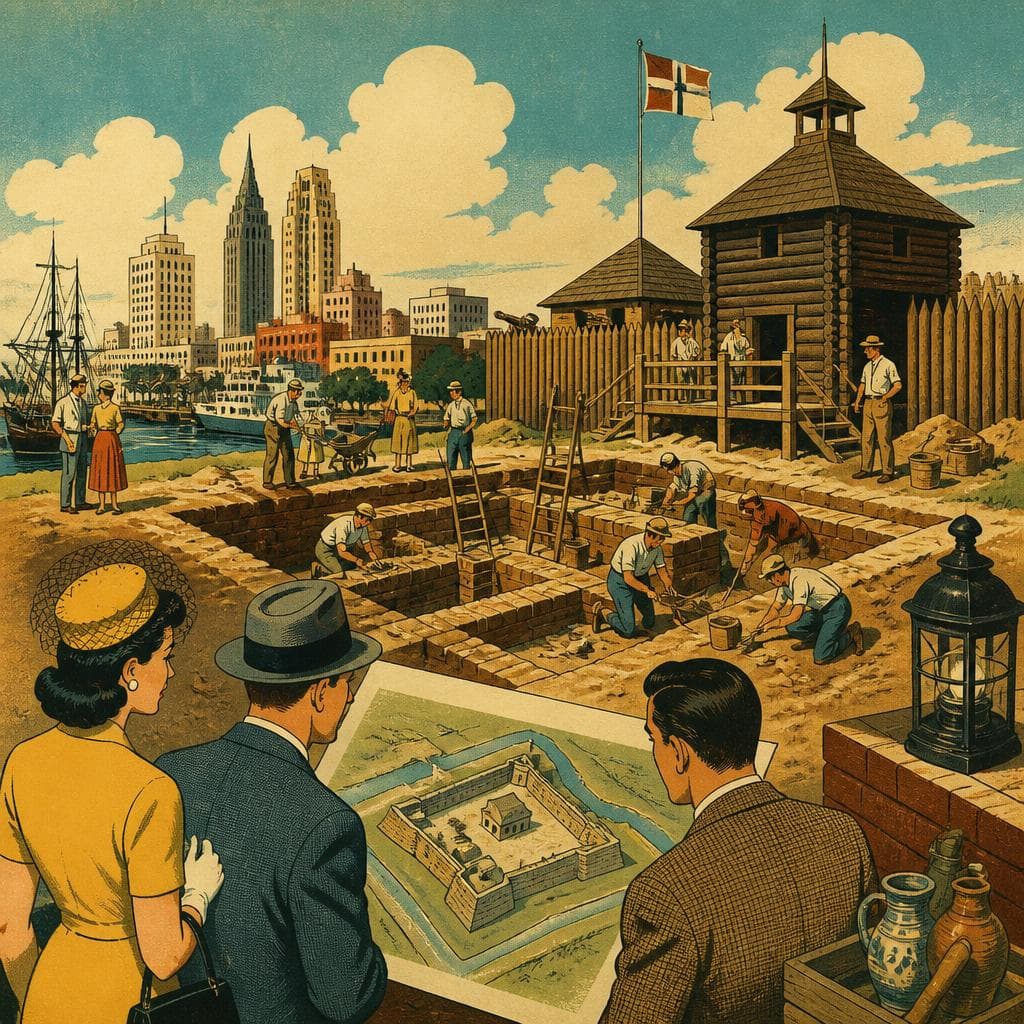 Cover art for Unearthing Fort Condé in Downtown Mobile