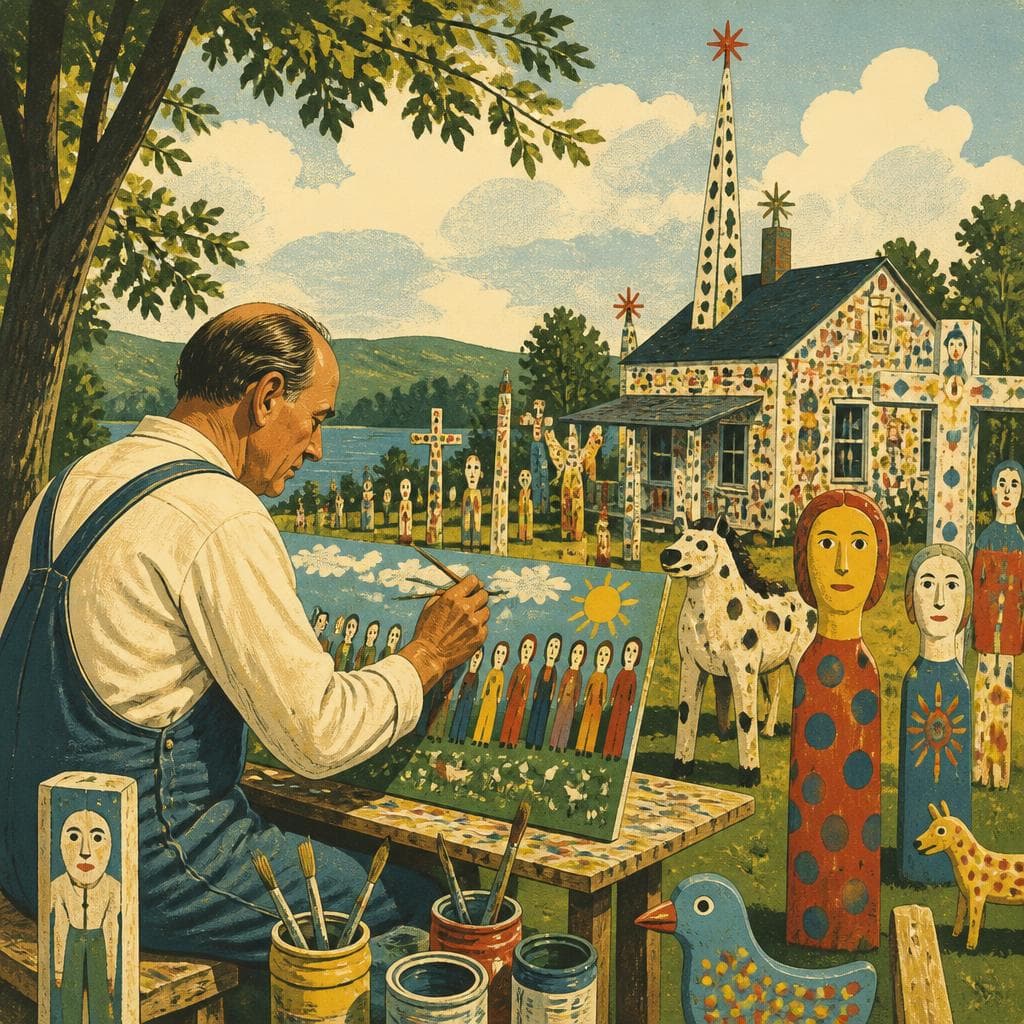 Cover art for Where Howard Finster Built His Sermon