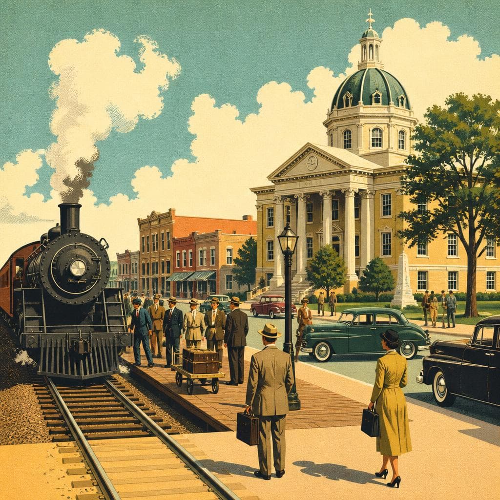 Cover art for When the Railroad Made a County Seat