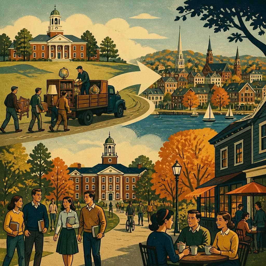 Cover art for How a College Made Salem a College Town