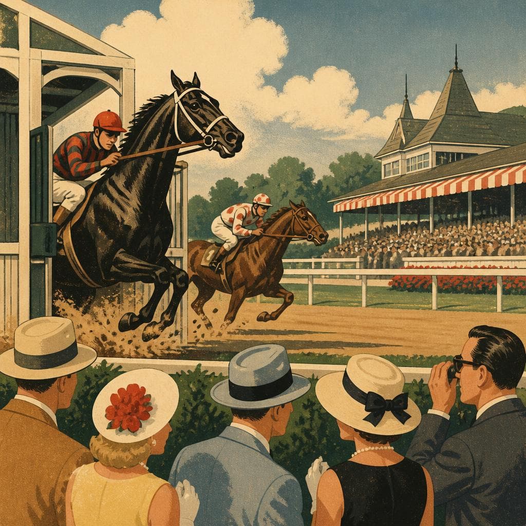Cover art for Where Man o' War Met Saratoga