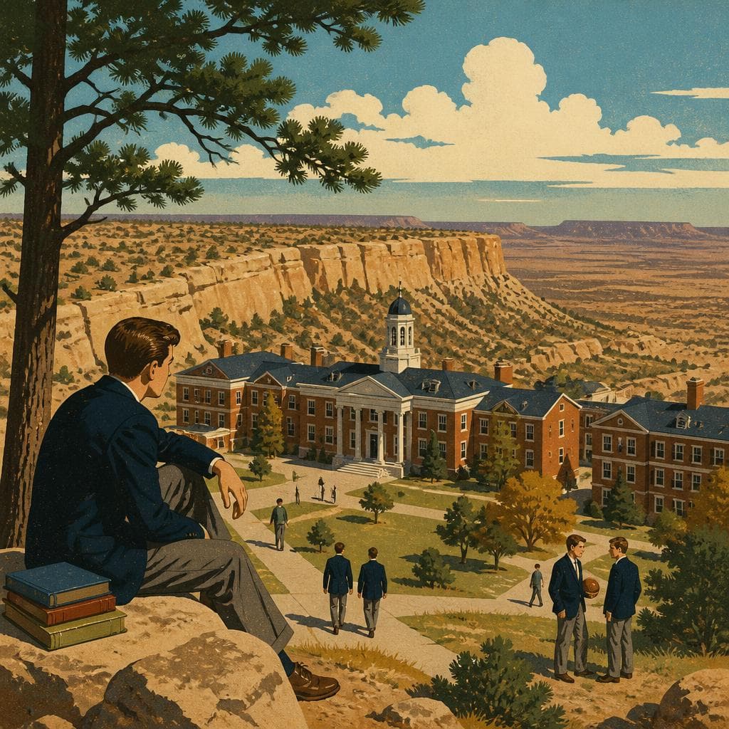 Cover art for Before the Bomb, a Boarding School on the Mesa