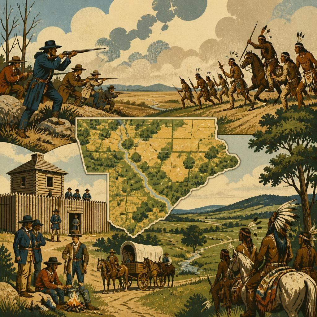 Cover art for Before the County Line, a Border War