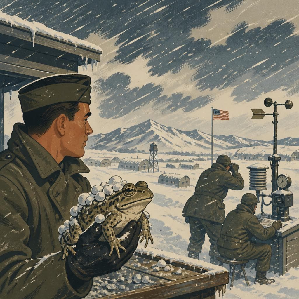 Cover art for The Hailstone Frog of Fort Keogh