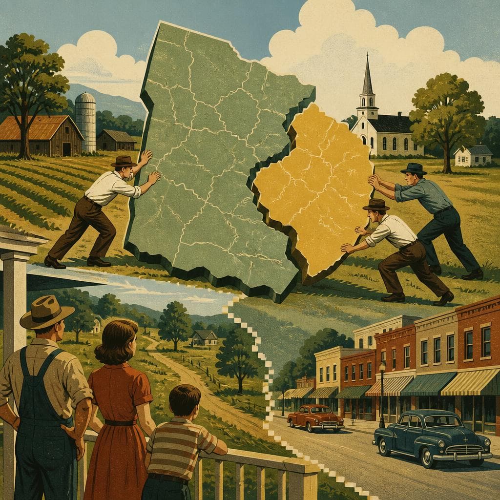 Cover art for When the Map Moved in Miller County