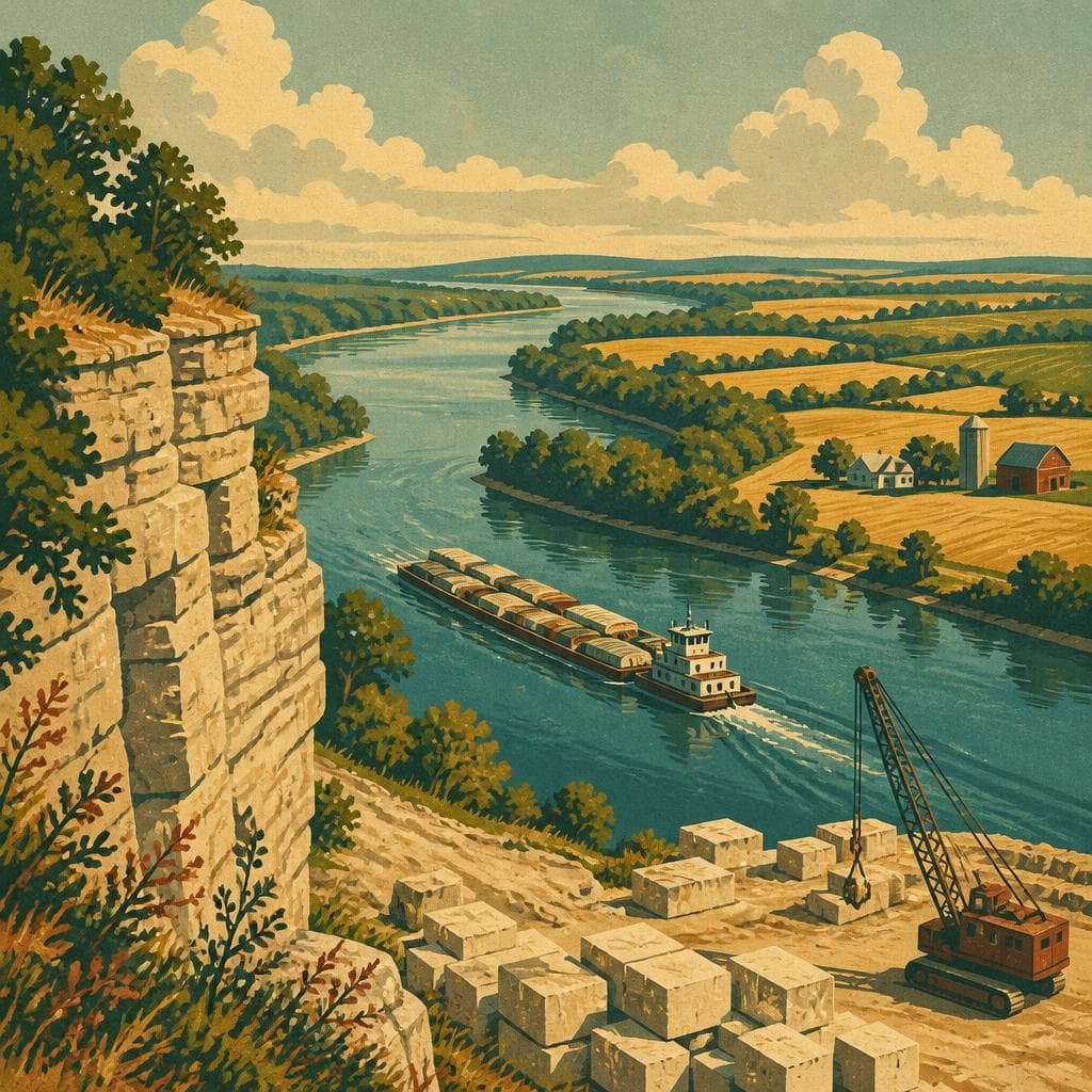Cover art for Where Iowa Drops Into Stone and Shadow