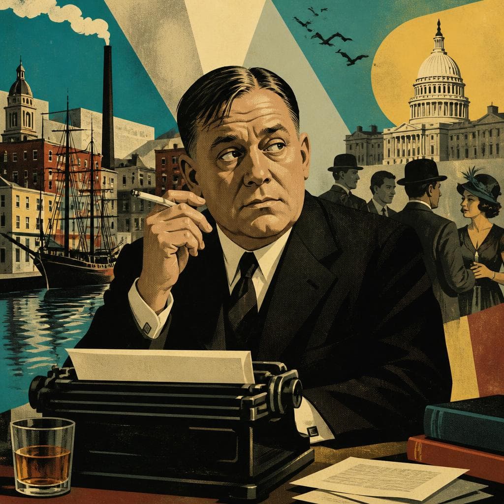 Cover art for Mencken’s Baltimore Edge