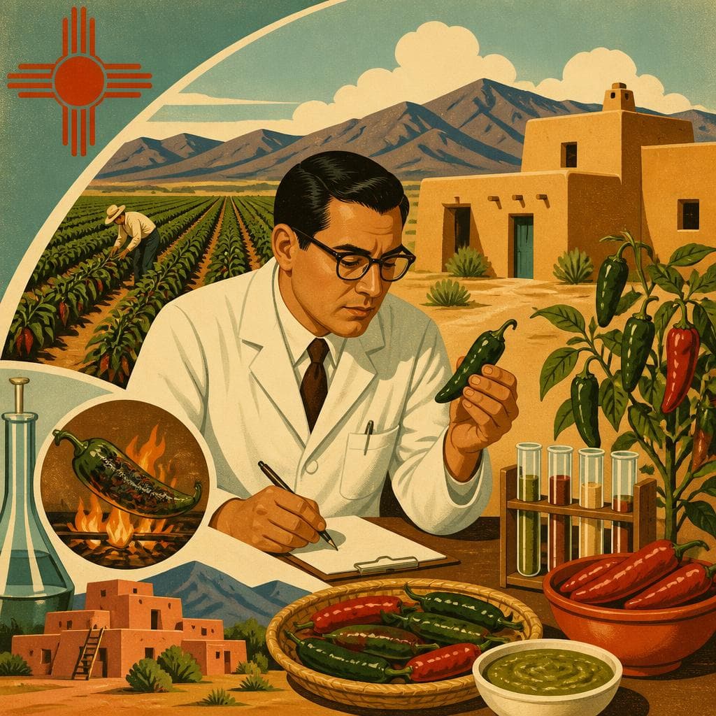 Cover art for The Chile Scientist Who Shaped a State’s Flavor