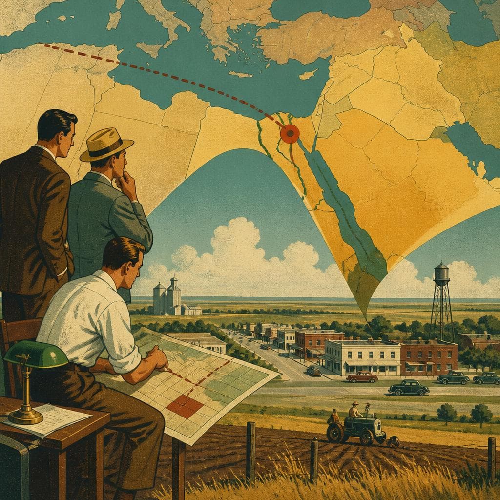 Cover art for When a Map Bent Toward Cairo