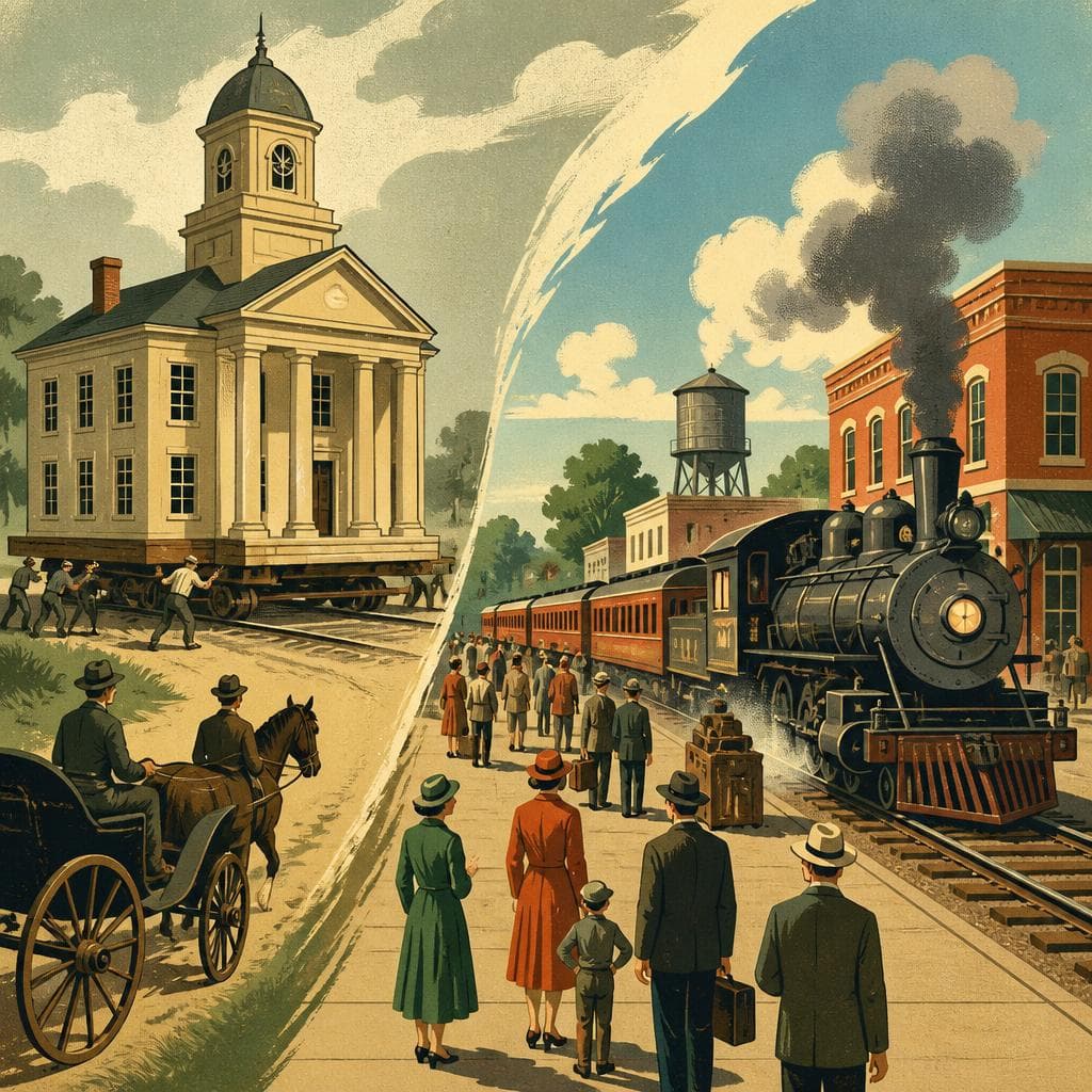 Cover art for When the Rails Carried the County Seat