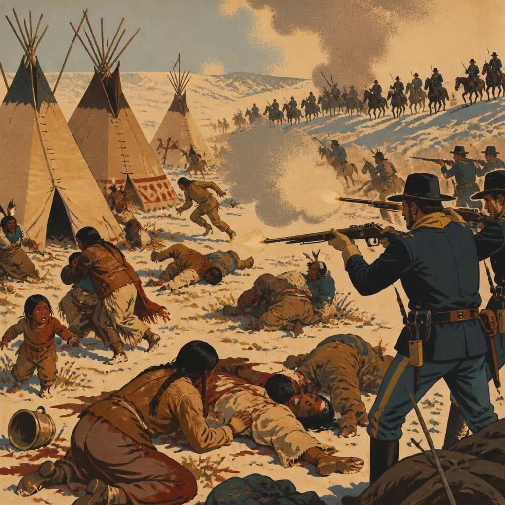 Cover art for When Disarmament Became Slaughter at Wounded Knee