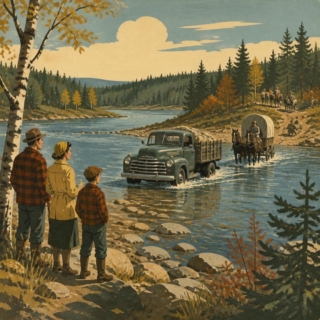 Cover art for Where the River Let People Through