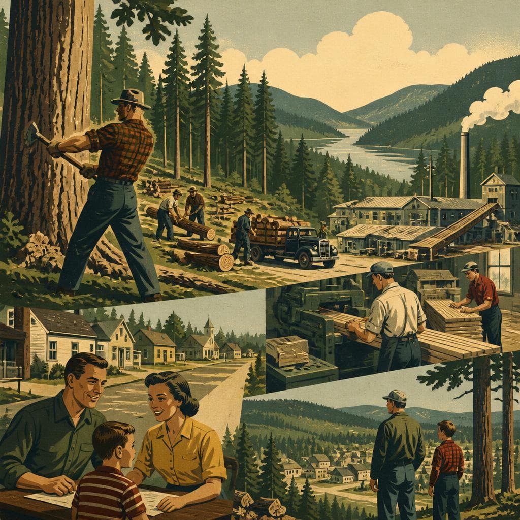 Cover art for Where Pine Became a Living