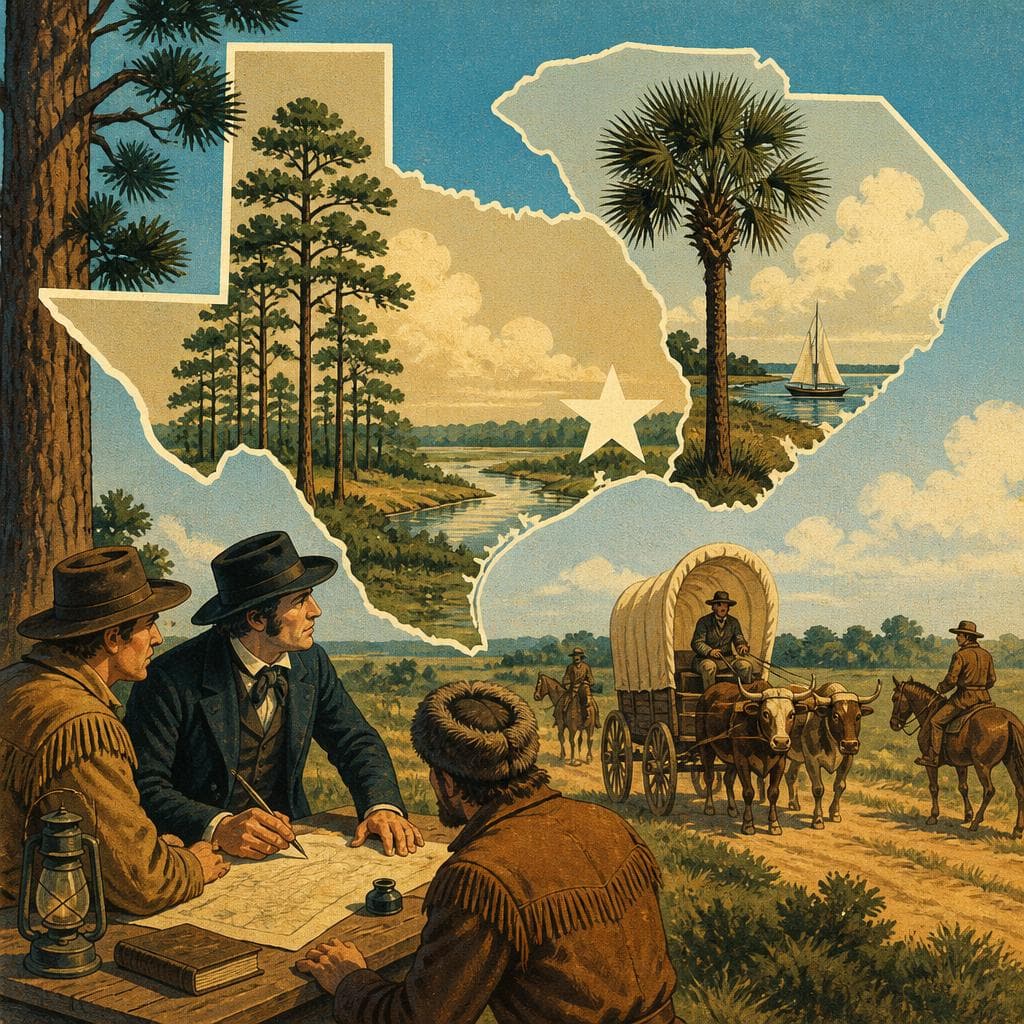 Cover art for A Texas County With a South Carolina Echo