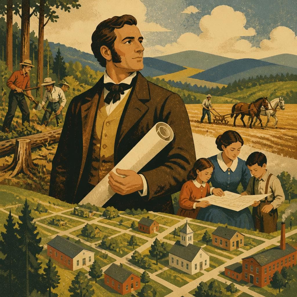 Cover art for How Philip Church Turned Land Into Angelica