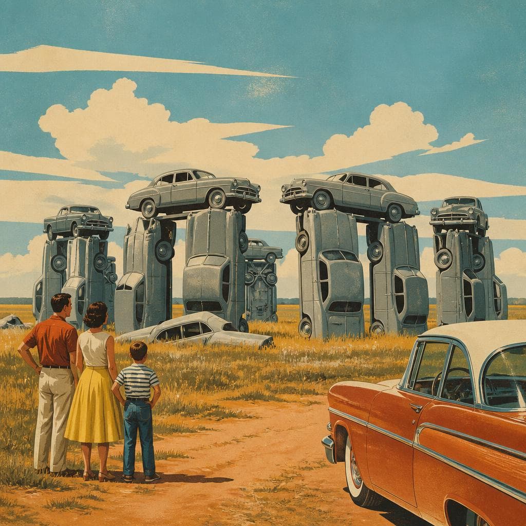Cover art for Where the Prairie Raised Its Own Stonehenge