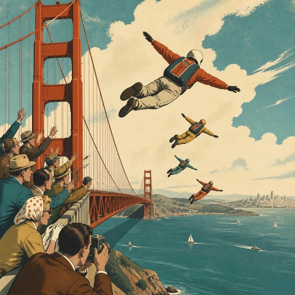Cover art for The Day the Bridge Belongs to the Sky