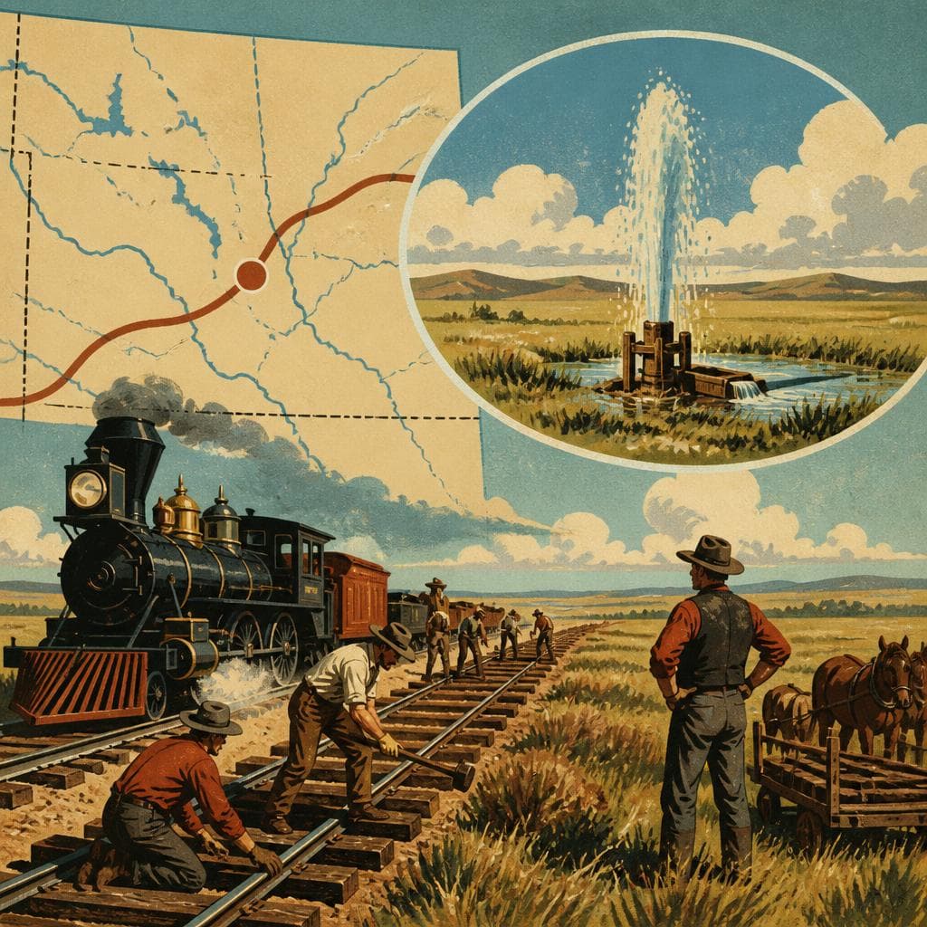 Cover art for Before the Settlers, a Railroad Name on the Map
