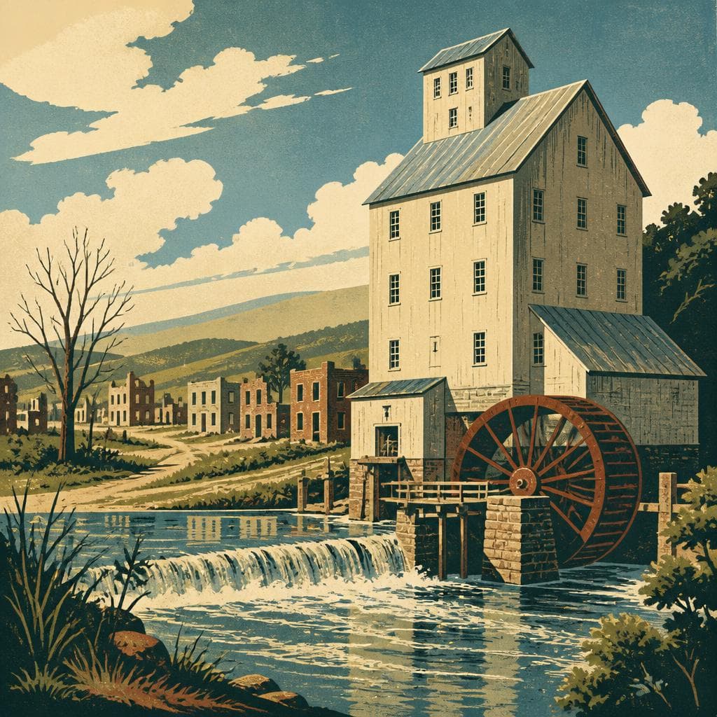 Cover art for When the Mill Outlasted the Town