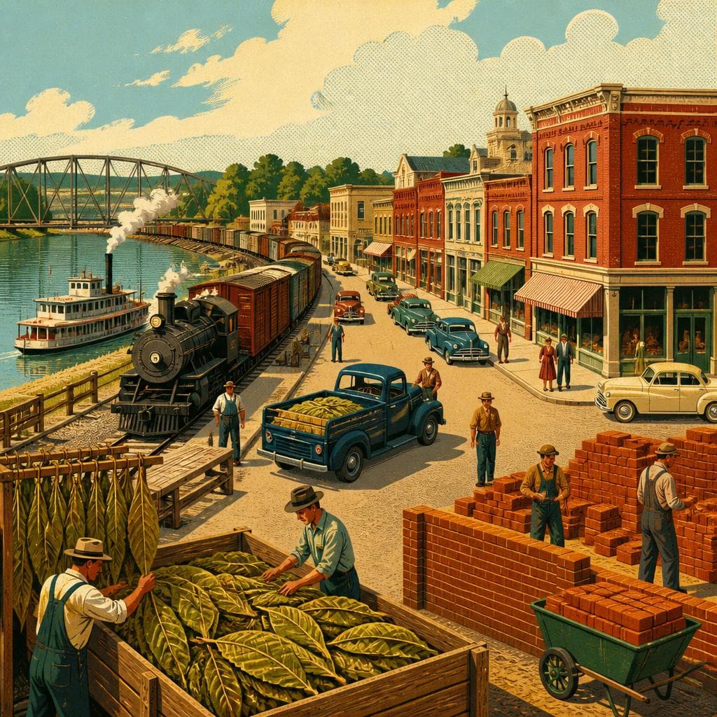 Cover art for Where River and Rail Built Brookneal