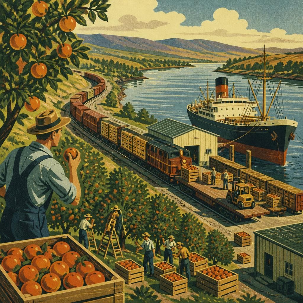 Cover art for The Line That Sent Valley Fruit Downriver