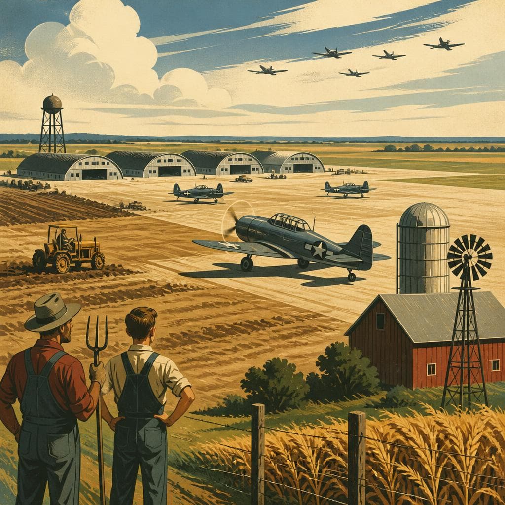 Cover art for When Farm Ground Became a War Airfield