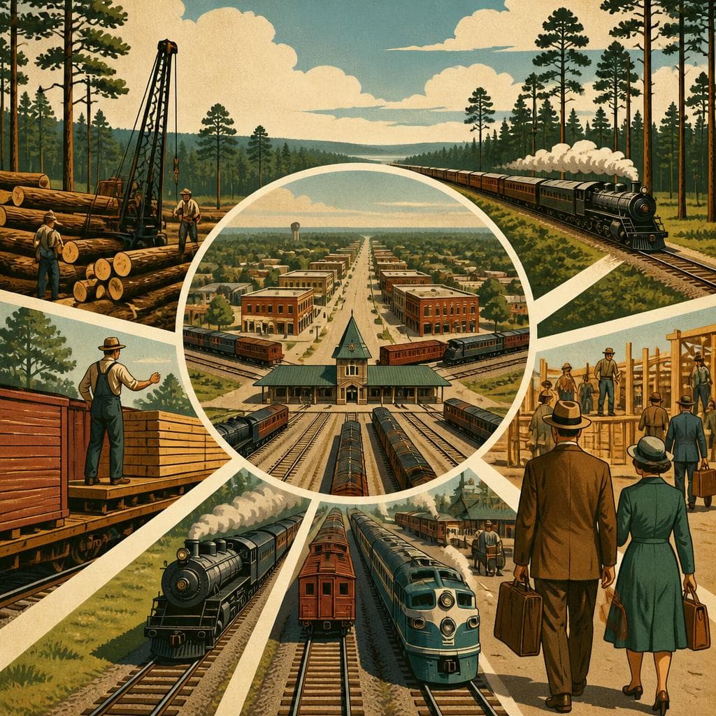Cover art for How the Rails Made Hattiesburg the Hub City