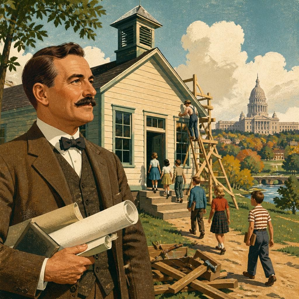 Cover art for The School Before the Statehouse